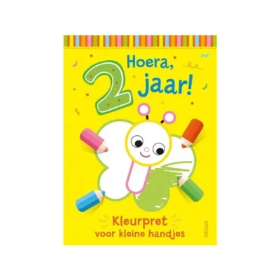 Afbeelding van Hoera, 2 jaar! Kleurpret voor kleine handjes