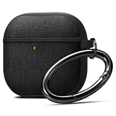 Afbeelding van Spigen Urban Fit beschermhoes compatibel met Airpods (2024) zwart
