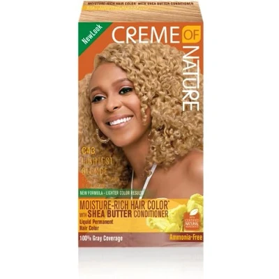 Afbeelding van Creme Of Nature Moisture Rich Hair Color Kit C40 Lightest Blonde