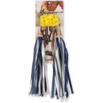 Afbeelding van Konges sløjd streamers en spaakdecoratie blauw