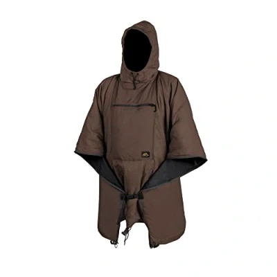 Afbeelding van Helikon Tex Swagman Roll Survivalponcho voor buiten, jacht, aardebruin, één maat, Terracotta bruin