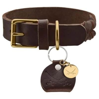 Afbeelding van Hunter Hondenhalsband Sansibar Solid Bruin