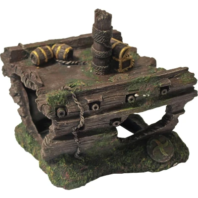 Afbeelding van Polyresin ornament middendeel schip 17x15x17 cm Gebr de Boon Gebr.