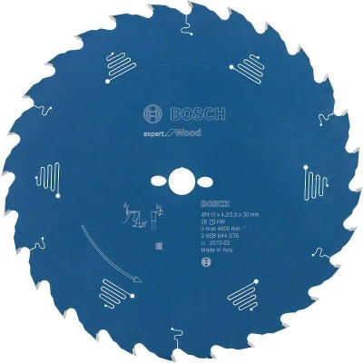 Image de BOSCH 2608644076 lame de scie circulaire Expert pour le bois, 410 x 30 4.2 mm, 28T