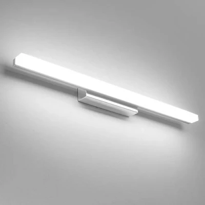 Afbeelding van Klighten Led spiegellamp voor badkamer, 14 W, 60 cm, IP44, moderne spiegel, wandlamp, 110 240 V, 910 lumen, koud wit 6000 K