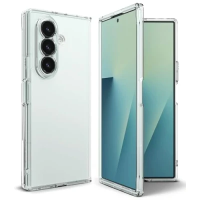 Afbeelding van Ringke Fusion [Langdurige helderheid] Compatibel met Samsung Galaxy Z Fold 7, krasbestendige beschermhoes van hard polycarbonaat en zacht TPU, transparant