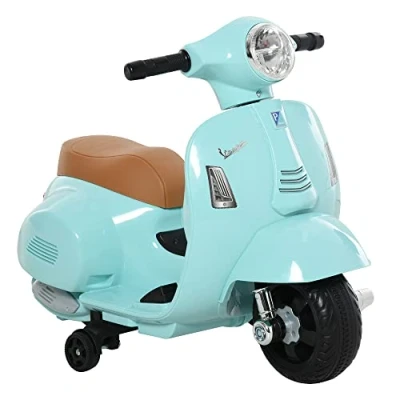 Afbeelding van HOMCOM Elektrische kinderbromfiets in Vespa stijl 370 138