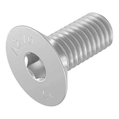 Afbeelding van SECCARO Set van 20 verzonken schroeven M6 x 14 mm roestvrij staal V2A VA A2 DIN 7991 / ISO 10642 binnenzeskant