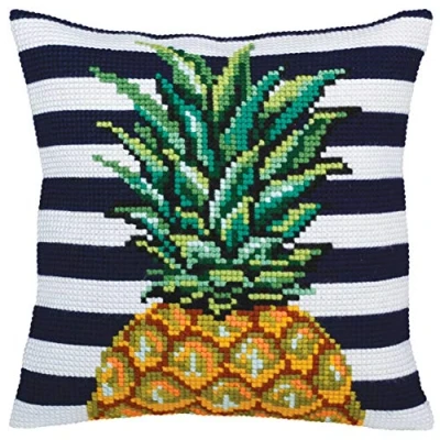 Afbeelding van Kussen Pineapple borduurpakket Collection d&#039;Art