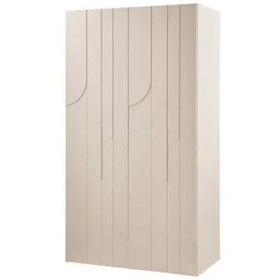 Afbeelding van WOOOD 2 deurs kledingkast Rain Grenen (fsc) Dust 200x110x57 cm