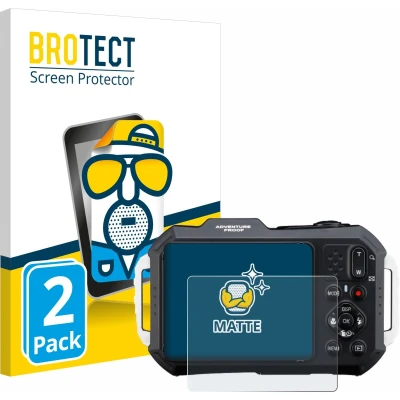 Afbeelding van BROTECT Screenprotector voor Ricoh Pentax WG 1000 Folie Beschermfolie matte (2 Stuks)