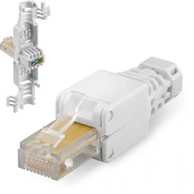 Afbeelding van RJ45 connector Cat5e UTP (Voor stugge kern, Field plug)