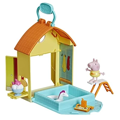 Afbeelding van Peppa Pig Peppa&#039;s Adventures Peppas Speelset voor het zwembad, 1 figuur en 4 accessoires, vanaf 3 jaar