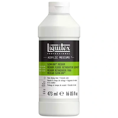 Afbeelding van Liquitex Additief middel zelfontspanner vloeistof Slow Dri fles 473 ml