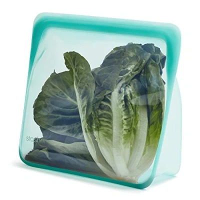 Afbeelding van Silicone Bag Medium Stand Up 3,07L Aqua