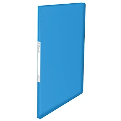Afbeelding van Esselte Vivida Blue 623997 Presentatiealbum A4, 40 hoezen, 80 vellen, transparante Serie VIDA Blue,