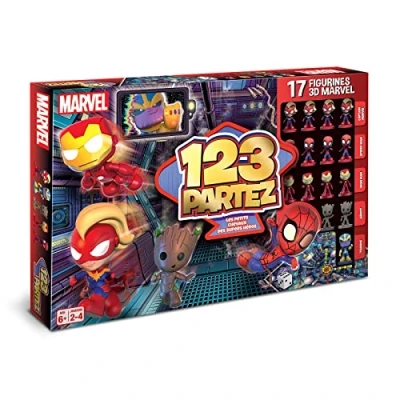 Image de Jeu de société famille et enfants Cartamundi 123 Partez Avengers