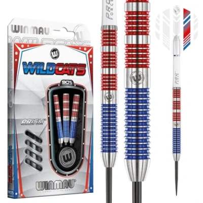 Afbeelding van WINMAU Wildcat: Steeltip Tungsten Dartpijlen Professioneel 26g