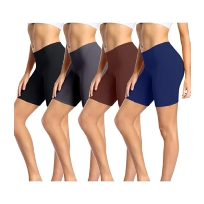 Afbeelding van wirarpa Fietsonderbroek voor dames, hoge taille, katoen, S 5XL, zwart/donkergrijs/donkerblauw/bruin, XL
