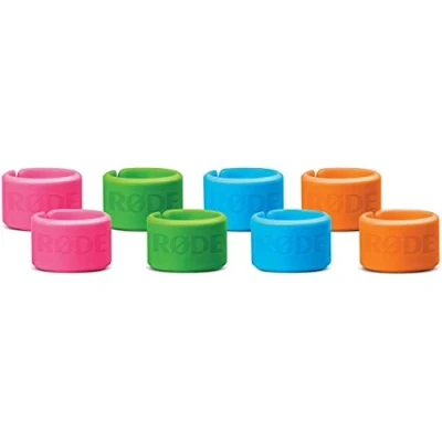 Afbeelding van Rode XLR ID set van 8 kleuren ringen