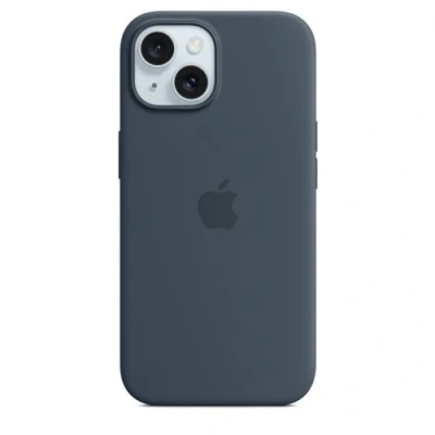 Image de Apple Cover Silicone Magsafe Iphone 15 Storm Blue (mxpf3zm/a)