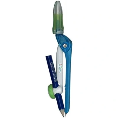 Image de WONDAY Compas métal pour enfants TWIST&#039;n SAFE Bleu, Avec Sécurité pointe et maniabilité accrue