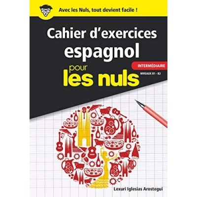 Afbeelding van Cahier d&#039;exercices espagnol intermediaire pour les nuls