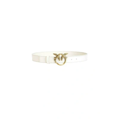 Afbeelding van Pinko Cintura LOVE Birds Riem, Dames, Maat: Small, Bianco
