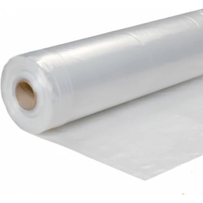 Afbeelding van Afdekfolie Bouwfolie 6 x 50 mtr. T100 Transparant Folierol Wikkelfolie