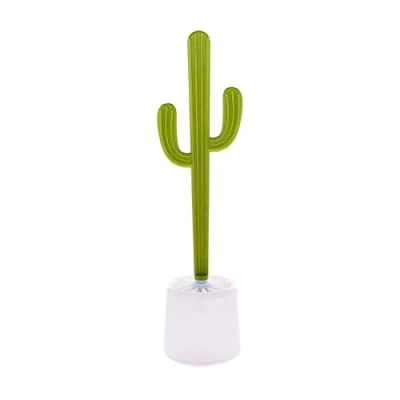 Afbeelding van Dhink Toiletborstel in cactusvorm voor badkamer of toilet, hoogte 47 cm