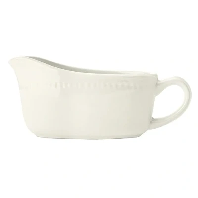 Afbeelding van Mikasa Cranborne Sauskom van aardewerk, crème, 300 ml voor sauzen, sauzen en banketbakkersroom, perfect het zondagse diner, vaatwasmachinebestendig magnetronbestendig