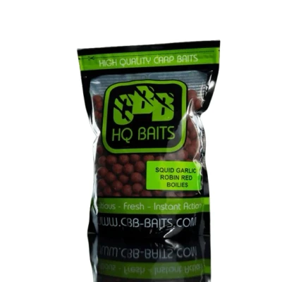 Afbeelding van CBB Squid Garlic Robin Red Boilies 14mm 1kg