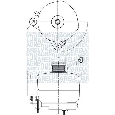 Afbeelding van MAGNETI MARELLI 063732190010 Dynamo / Alternator 14V 140A VOLKSWAGEN: GOLF 6, Sharan II, Tiguan I, AUDI: A3 Hatchback, SEAT: Alhambra II