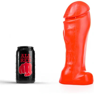 Afbeelding van All Red Dildo 22 x 8 cm rood