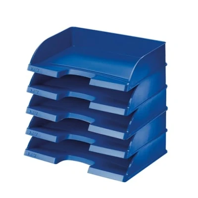 Afbeelding van Brievenbak Leitz Plus A4 maxi dwars blauw