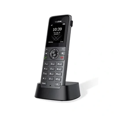 Image de Yealink W73H Extension du combiné sans fil avec ID d&#039;appelant DECT\CAT iq (conférence) à trois capacité d&#039;appel gris sidéral