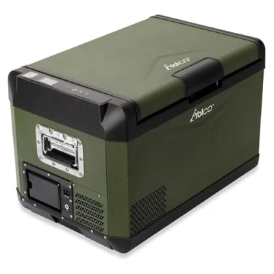 Afbeelding van Yolco GCX37 Draagbare compressor koelbox 37 l Drinkkoelkast Autokoelkast Camperkoelkast Reiskoelkast 37L 12/24V DC 100 240V GROEN