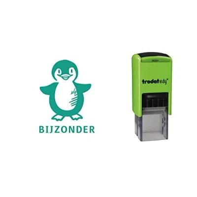 Afbeelding van Motivatiestempel voor leraren op de basisschool Trodat Edy speciaal, 20 x mm, groene print