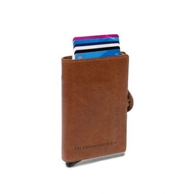 Afbeelding van The Chesterfield Brand Leren portemonnee Cognac Francis