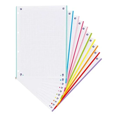 Image de Rechange Oxford 10 Bande A4 160 Quadrillage