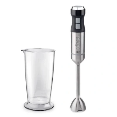 Image de Pied Mixeur Ufesa BP4750 Vario 1400 XL Anti Éclaboussure 1400W 230V Titane Acier Inoxydable Gris Noir