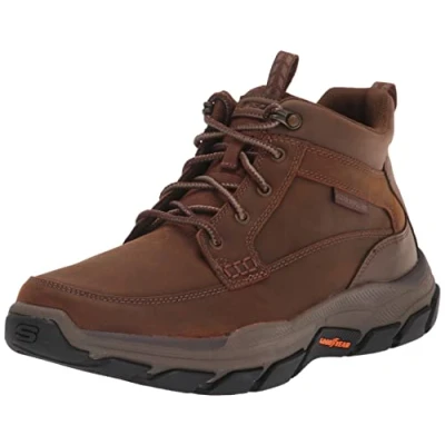 Afbeelding van Skechers Veterboots, Heren, Maat: 40, Bruin Nubukleer