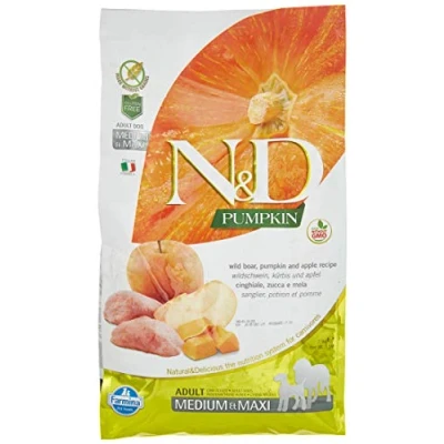 Afbeelding van N&amp;D Pumpkin hondenvoeding Wild Zwijn medium/maxi 2.5 kg.