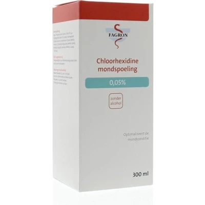 Afbeelding van Fagron Chloorhexidine mondspoeling 0.05% 300 Milliliter