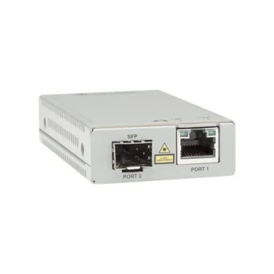 Image de Allied Telesis AT MMC2000/SP Convertisseur de média à fibre optique GigE 10Base T 100Base TX 1000Base X RJ 45 / SFP (mini GBIC) jusqu&#039;à 550 m 850 nm