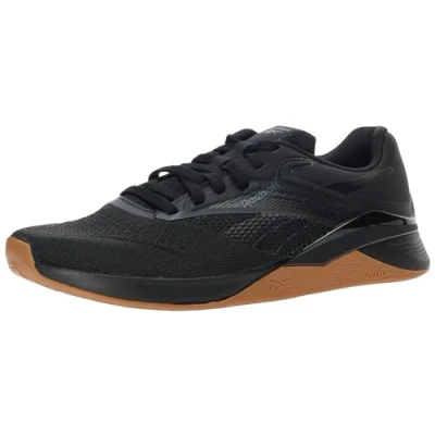 Afbeelding van Reebok NANO X4 Trainingsschoen, Heren, Maat: 37,5, Black/purgry Textiel/ synthetisch