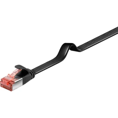 Afbeelding van Microconnect V UTP610S FLAT netwerkkabel 10 m Cat6 Zwart