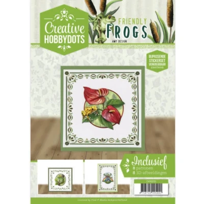 Afbeelding van Creative Hobbydots 10 Amy Design Friendly Frogs