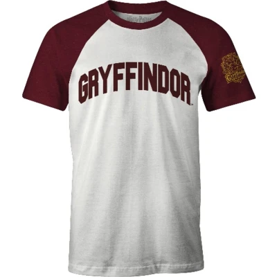 Afbeelding van Harry Potter Gryffindor T Shirt Rood &amp; Wit M