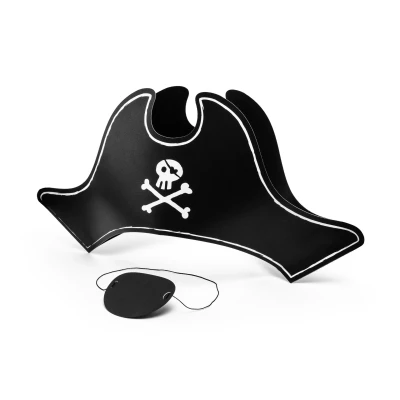 Afbeelding van Piratenhoed en ooglapje voor kinderen Verkleedhoofddeksel